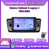 Android For Subaru Outback 3 Legacy 4 2004-2009 With Button Knob Car CarPlay Radio Video Multimedia GPS Player 2+32GB