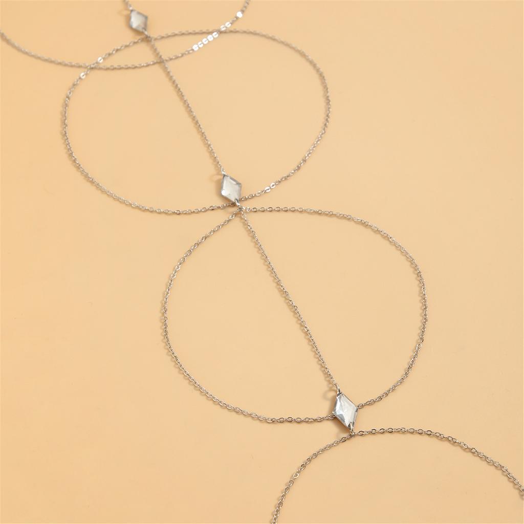 Многослойные кружевные стили, цепочка, сплавы, кисточки, цепочка на ногу, трендовые сетки, цепочка на бедро для женщин, модный аксессуар