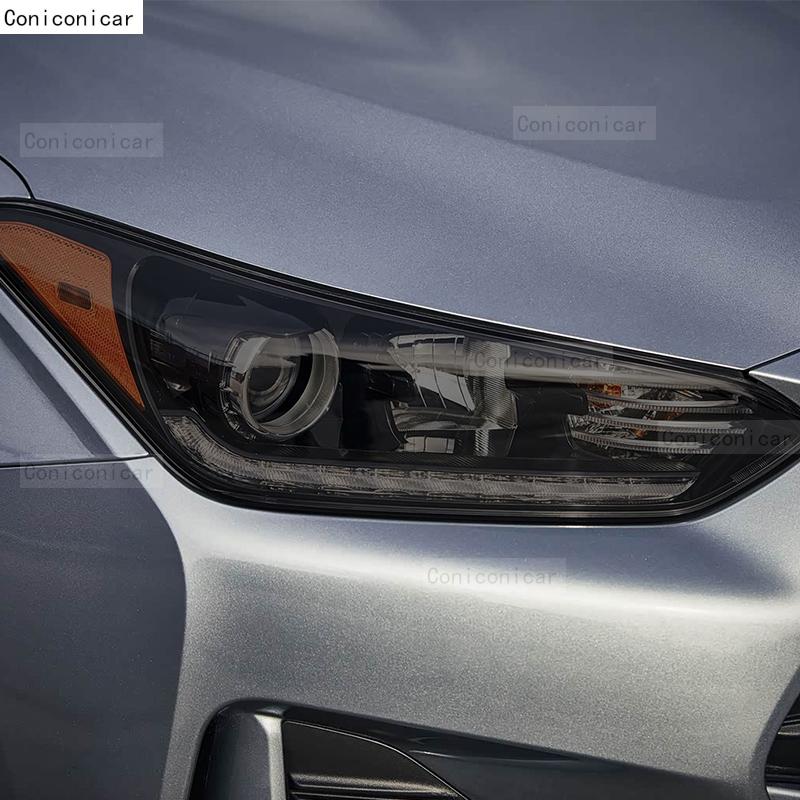 Для HYUNDAI VELOSTER 2020-2022 Автомобильная фара Задымленная Черная Защитная пленка из ТПУ Передний свет Изменение цвета Тонировка Наклейка-чехол
