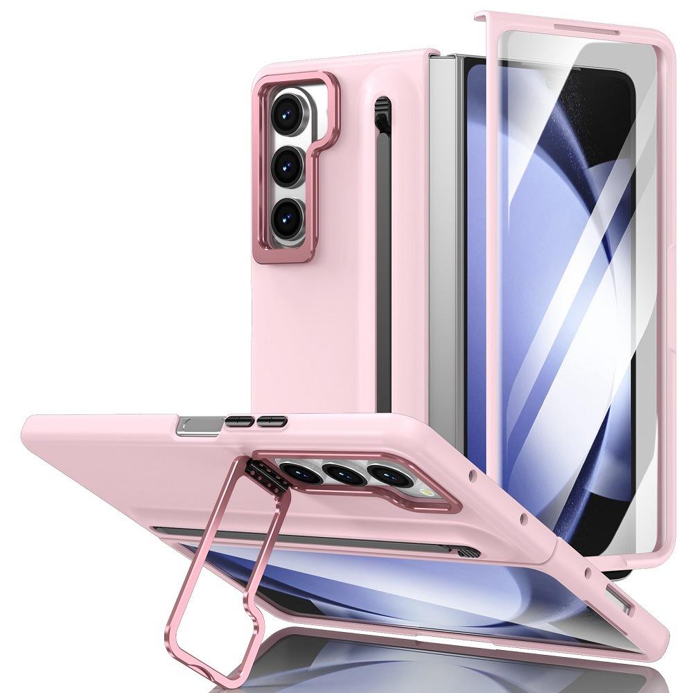 For Samsung Galaxy Z Fold 7 6 5 4 3 Galaxy Fold 7 Metal Lens Holder Phone Case Screen Glass Film S Pen Slot Shockproof Cover
