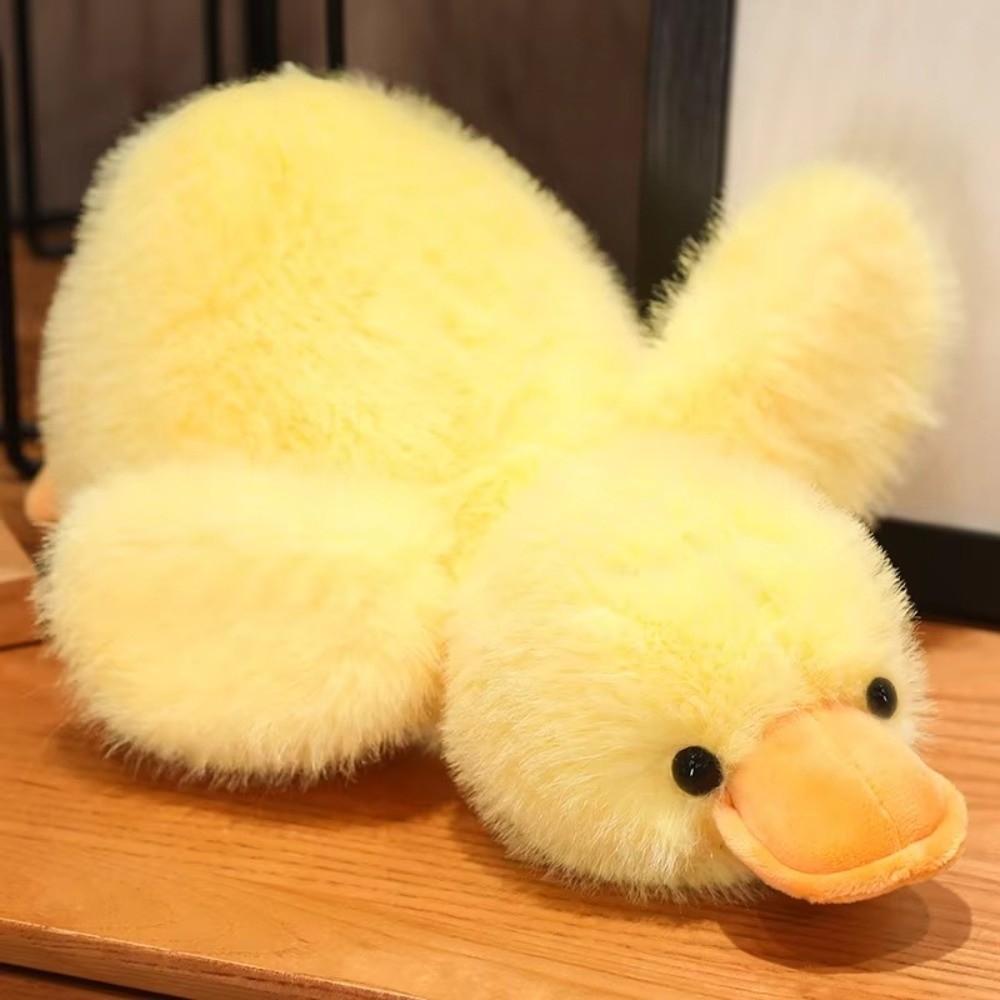 Soft Long Hair Duck Plush Doll Cartoon Duck Plush Toy New Stuffed Duck Toys For Boys And Girls