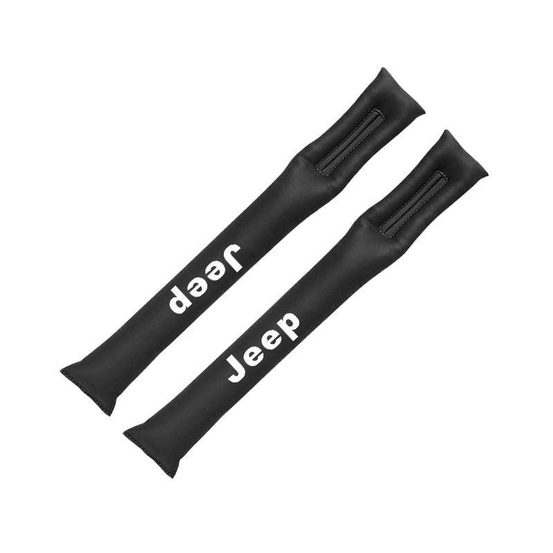 For Jeep Car Interior Seat Gap Plug Leather Filler Leakproof Pads For Jeep Grand Cherokee Wrangler JK Gladiator Compass Reneg