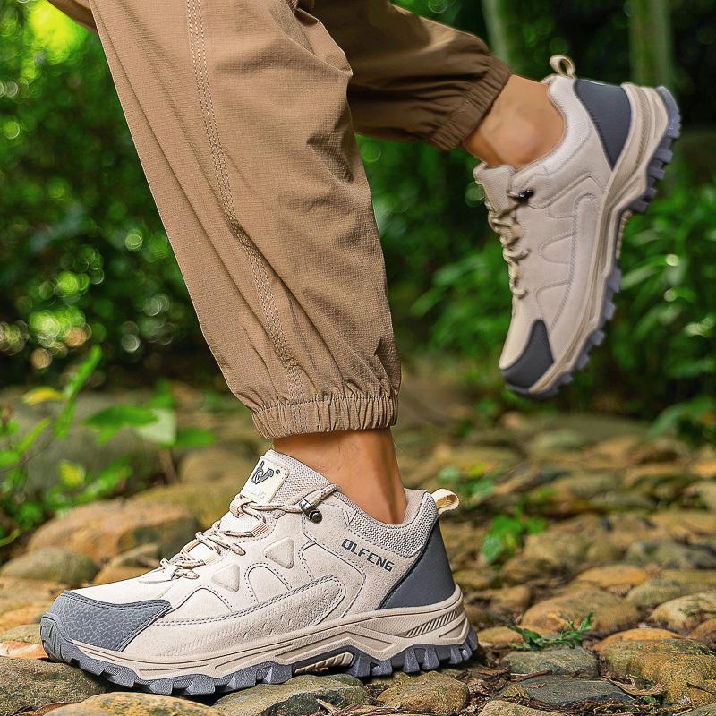 БОЛЬШОЙ РАЗМЕР Мужские Женские Кроссовки для Приключений Прочные Сцепление Нескользящая Обувь На шнуровке Комфорт Идеальны для Уличных Походов Ботинки Мужская Обувь37-49