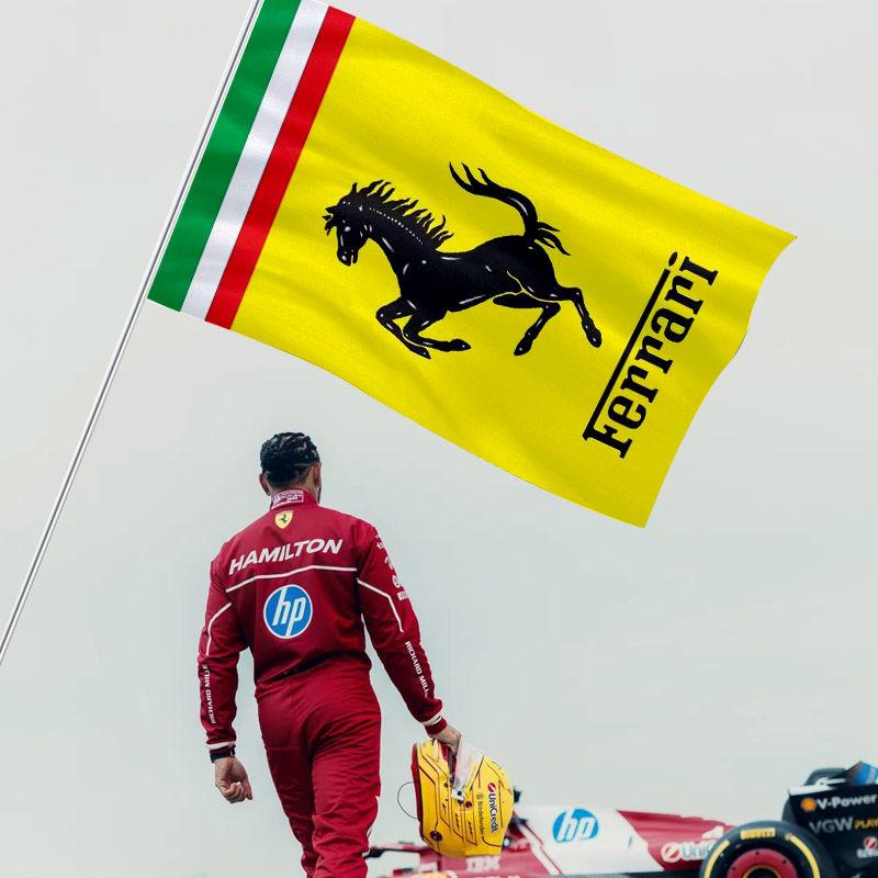 Для Ferrari Мода Классический Спортивный Модификационный Комнатный Настенный Подвесной Тканевый Подвесной Флаг для Поддержки Большого Флага Соревнование Поддержка TH6