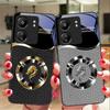 Чехол для телефона из закаленного стекла Gravel Chinese Loong для Xiaomi Redmi 13C Note13 12 Pro Plus 5G Note 9 13T Pro POCO X6 F5 F6 Черный