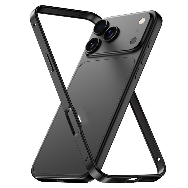 Роскошный алюминиевый бампер-кейс для 17 Pro Max - Ударопрочный металлический дизайн