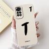 Чехол для Xiaomi Redmi Note 11S 4G Милые буквы Мягкий силикон Ударопрочный чехол для телефона Для Redmi Note 11 Pro Plus Note11 4G Funda