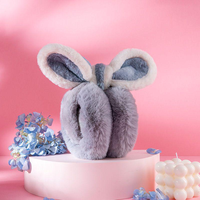 Унисекс складные плюшевые зимние наушники - утеплители для ушей, защищающие от холода