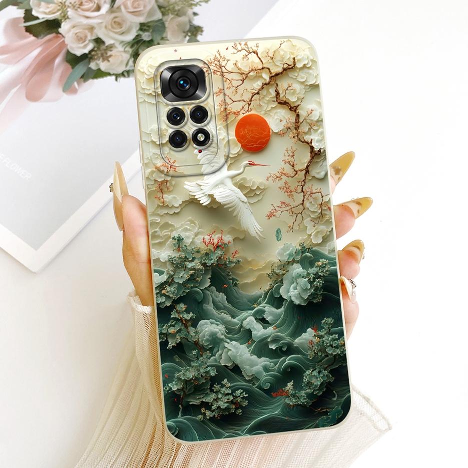 Чехол для Xiaomi Redmi Note 11 4G Note 11S Милый Забавный Мультяшный Чехол Мягкий ТПУ Чехол для Телефона Для Redmi Note 11 Pro Plus Note11 S Корпус