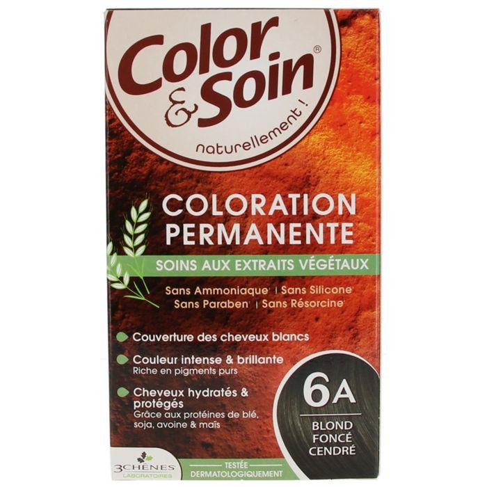 Les 3 chênes color & soin 6A blond foncé cendré 60ml