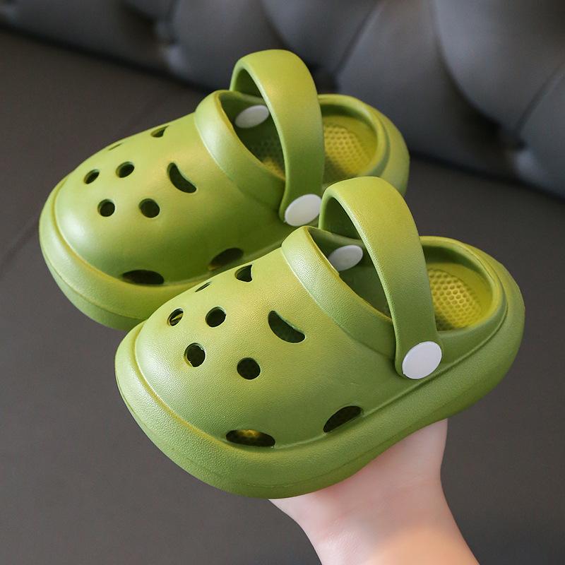 Детская обувь с отверстиями, мужские и женские сандалии и тапочки корейской версии, дышащая садовая обувь, летние сандалии и тапочки