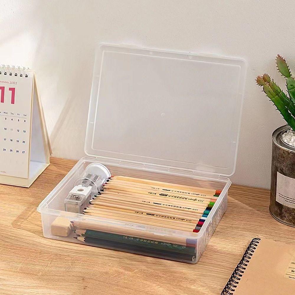 1 шт. пластиковый контейнер для хранения документов, коробка для файлов, сертификатов, канцелярских принадлежностей, ювелирных изделий