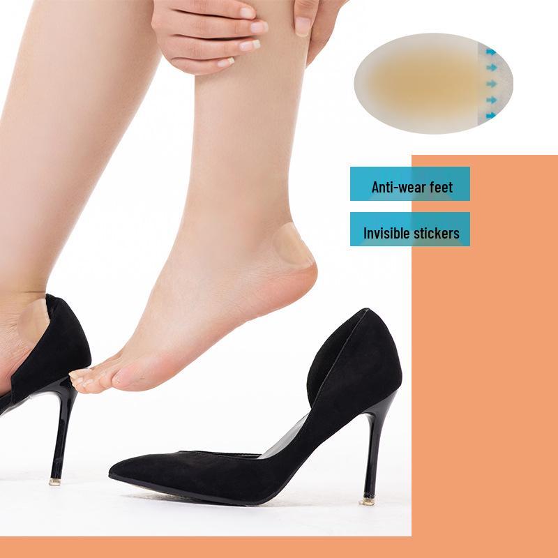 Thin Hydrocolloid Heel Pads for Women’s High Heels, Anti-Friction Invisible Gel Blister Patches