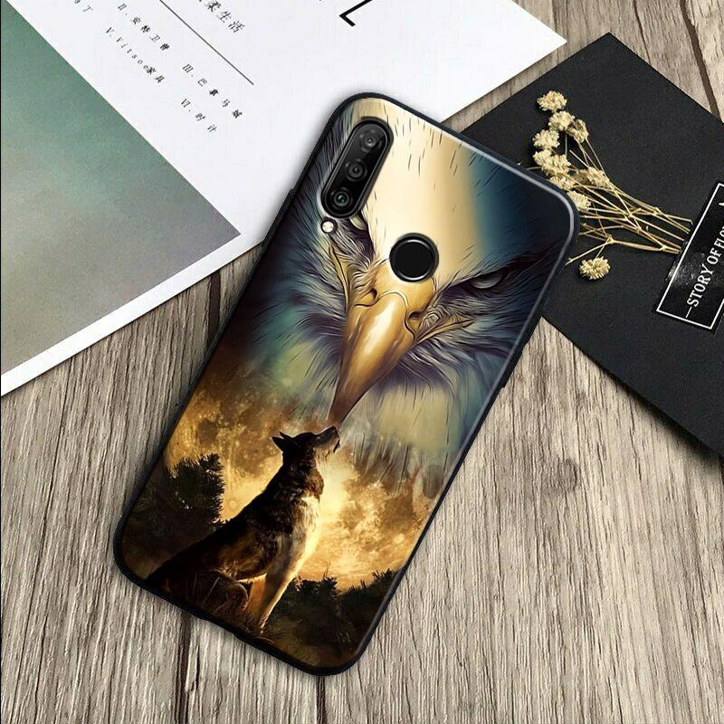 Animal Lion Wolf Tiger Eagle For Huawei Nova 7i 3i 8i 11 12i 10 9 SE Y60 Y61 Y70 Y72 Y73 Y90 Y91 P20 P30 Pro P40 Lite Case