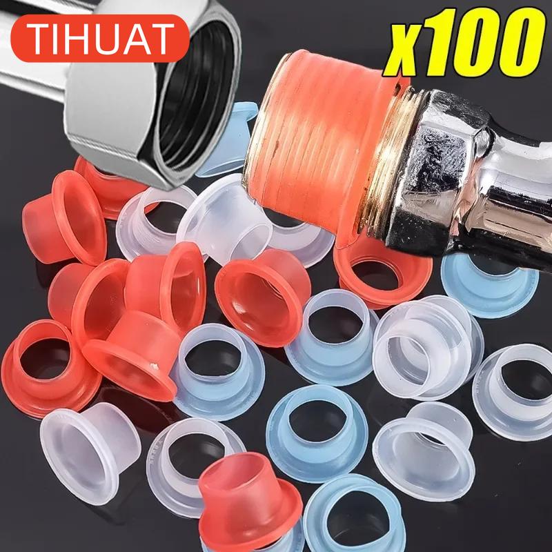 100/50/30/10 шт. Герметичная прокладка для крана Резиновая прокладка для трубы Шайба для герметизации шланга Силиконовая заглушка для сантехники Прокладка для предотвращения протечек
