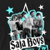 K-Pop Demon Hunters Unisex Adult Saja Boys Scrapbook Stars T-Shirt