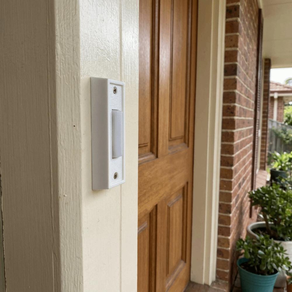 Sturdy Solid Vintage Plastic Doorbell Switch Decorative Door Bell Ornament  Home Entrance Decor