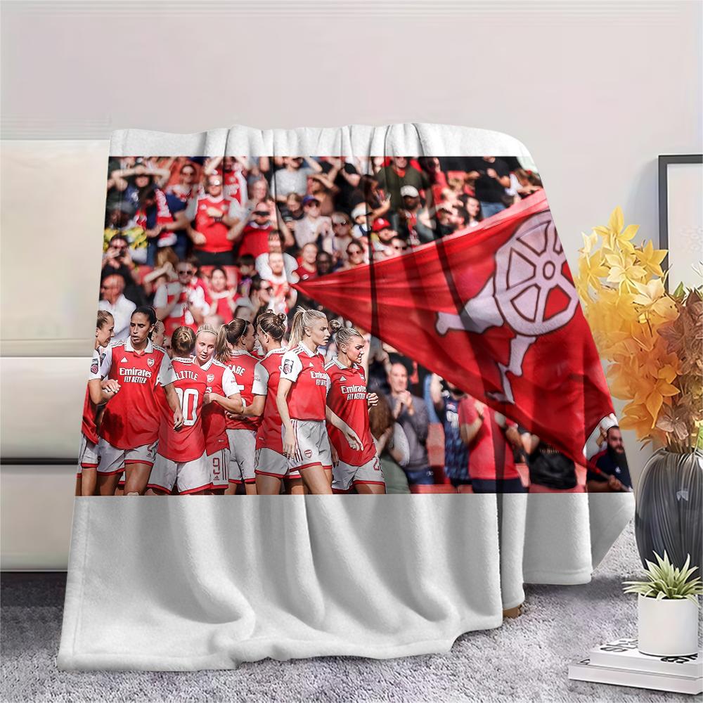 Arsenal,pattern Flannel Blanket, High quality Comfortable for All Seasons, Home Decor, Warmth and Comfort, Perfect for Gifts.