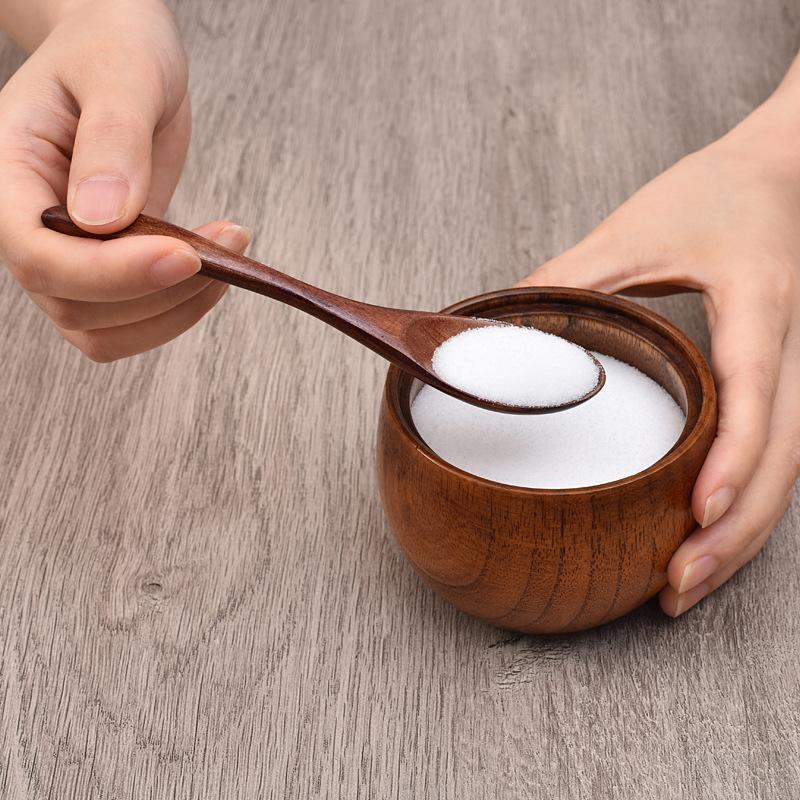 Wooden Seasoning Jar Salt Cellar Sugar Bowl Pepper Box with Lid Natural Style Spice Container Storage Box for Kitchen Restaurant
