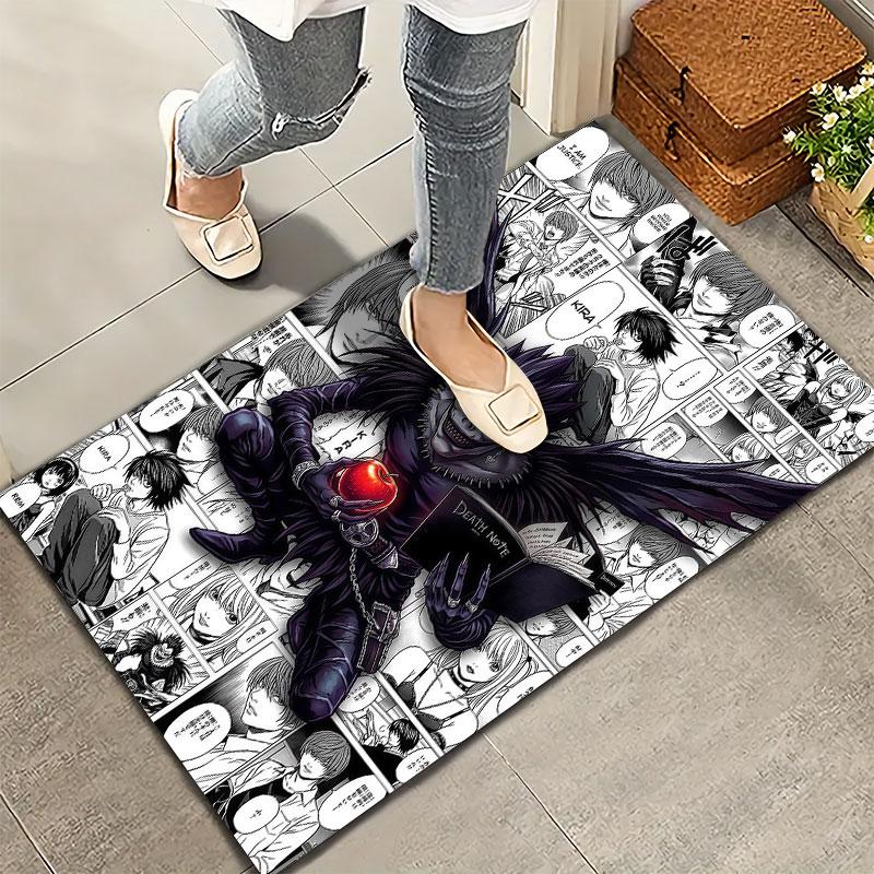 Ковер Коврик Death Note для Гостиной Спальни Дома Декора Дивана Детской Игровой Нескользящий Коврик для Пола