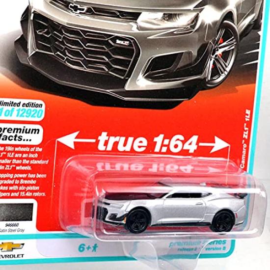 Auto World Масштаб Премиум 2021 Выпуск 2 B Chevrolet Camaro ZL1 1LE 164 "2019 (Нержавеющая сталь)"