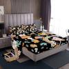 Bohemian Mushroom Pattern Bed Hat Four-Piece Bedding Set Bedroom Dormitory Bedding Decoration