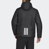 adidas Пуховик мужской черный (унисекс) Пуховики GH7374