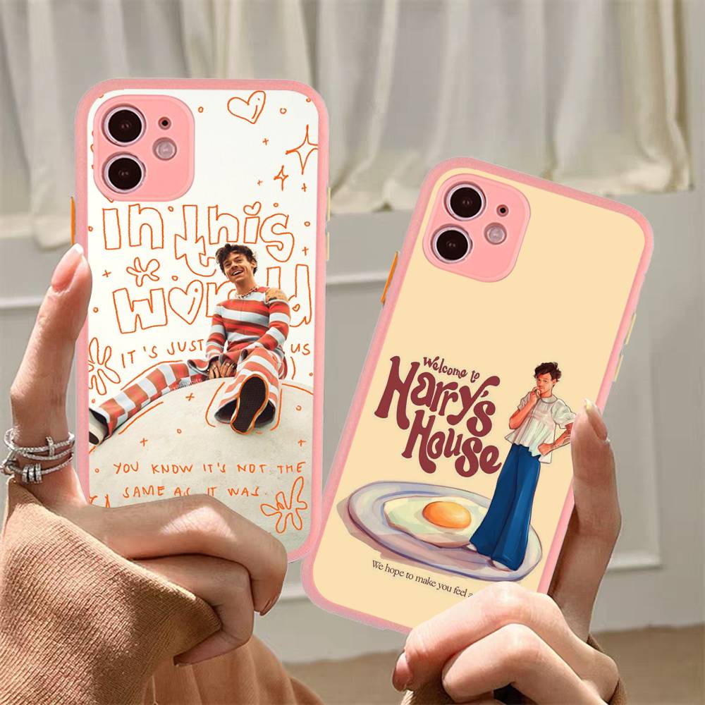 Чехол для телефона Singer S-Styles Love On Tour Harrys для IPhone 16 15 14 13 12 11 Pro Max 7 8 6 6s Plus Матовый чехол