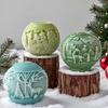 Christmas Ball Aroma Candle Mold DIY Reindeer Tree Scented Stone Molds New Holiday Craft Tools
