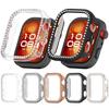 For Huawei Watch Fit 4 Pro Watch Case Rhinestone Decor Hollow Electroplating PC Watch Cover