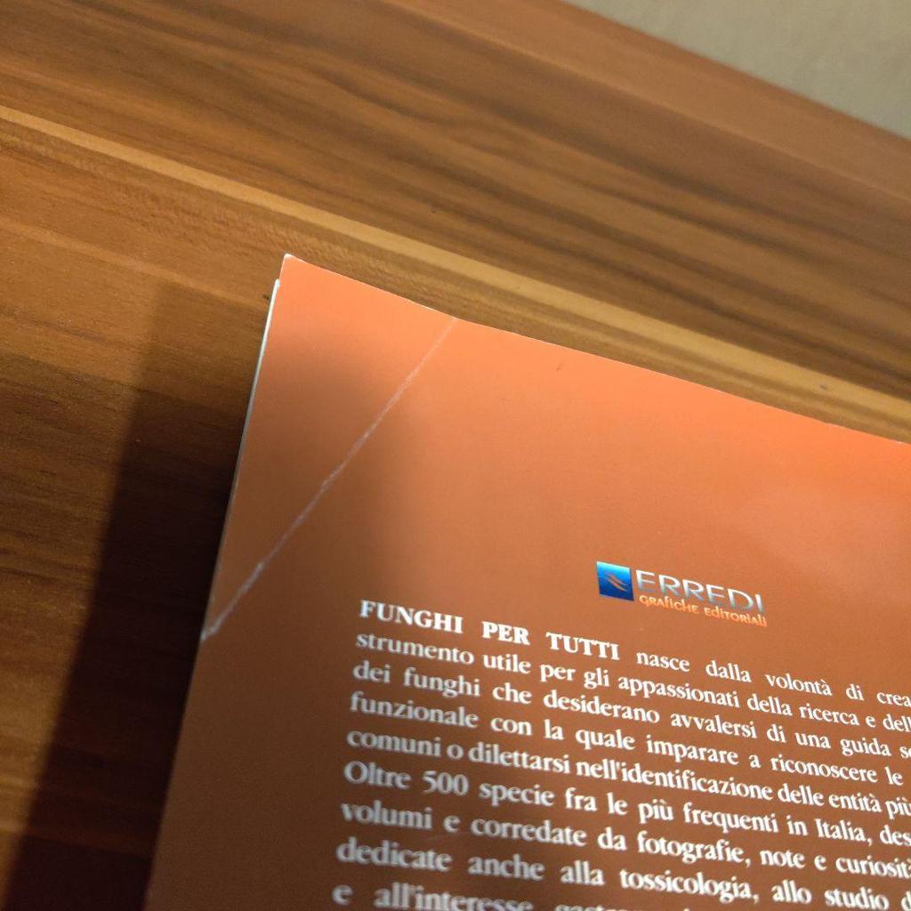 [USED] Funghi per tutti Vol. 1 Mushroom encyclopedia English book