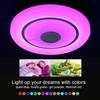 200 Вт 85-265 В Современные RGB светодиодные потолочные светильники Домашнее освещение Приложение Bluetooth Музыкальный свет Лампы для спальни Умный потолочный светильник + Пульт дистанционного управления