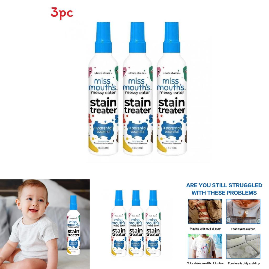 Messy Eater Multifunction Stain Cleaner For Clothing And Furniture Spot Removal Spray