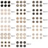 6PCS Clothing Crafts Decorative DIY Anti-exhaust Adjustable Coat Button Seamless buttons Detachable