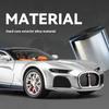 1/24 Bugatti Atlantic Роскошный Спортивный Автомобиль Модель из Сплава, Имитация Звука и Света, Окрашенный Салон, Восстановленные Детали, Настольные Украшения