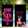 Пляжное полотенце из микрофибры N-Nickiminaj-S, быстросохнущее, не прилипает песок, ультратонкое волокно, супермягкое.