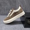 2025 Men's Retro Skate Shoes: Genuine Leather, Breathable, Anti-Odor, Casual Sneakers for Teen Students
