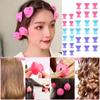 2/10/20pcs Soft Rubber Silicone Heatless Hair Curler Twist Hair Rollers Clips Don't Hurt Hair Curls Styling Tools DIY Girl Lady