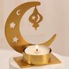 3D Металлический Подсвечник Рамадан Ид Мубарак Карим Подсвечник Подсвечник Настольные Украшения Декор Стола для Исламских Домашних Вечеринок ADM