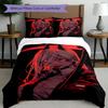 3pcs Duvet Cover Set (1*Duvet Cover + 2*Pillowcase, Without Core), Makima Chainsaw Man Print Bedding Set, Bedroom Decor, All‑Season, Birthday Gift