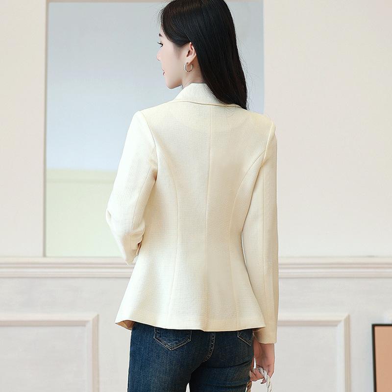 Розовый костюм-пальто женский осенне-зимний новый элитный корейский стиль пригородный маленький костюм-топ