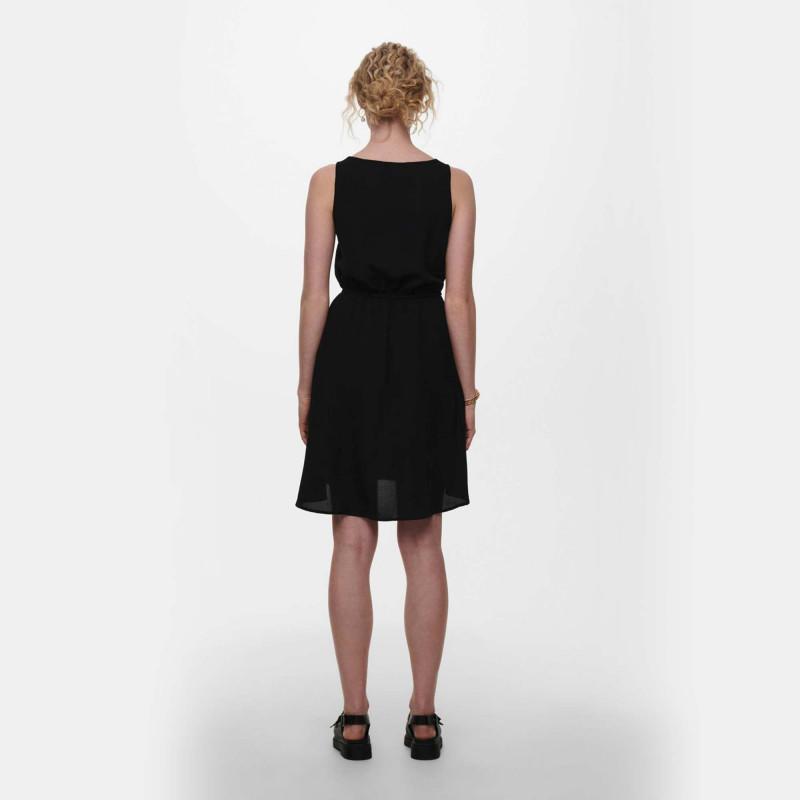 ТОЛЬКО женское короткое облегающее платье без рукавов с круглым вырезом