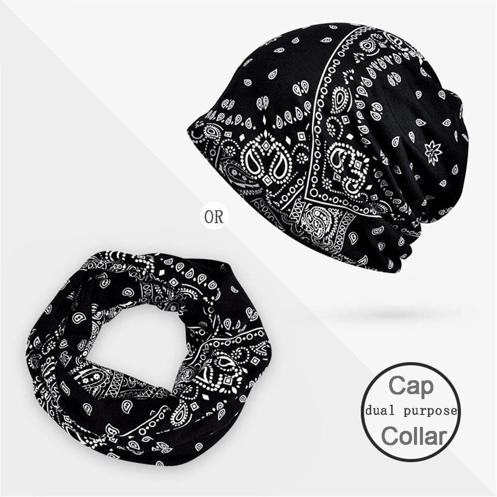 Elastic Spring Summer Chemo Hat Two Layers Sport Casual Head Wrap Scarf Muslim Hijabs Turban Caps