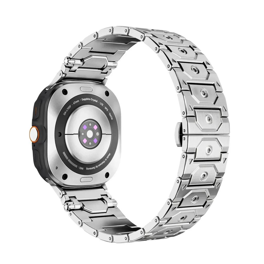 Металлический ремешок для Samsung Galaxy Watch Ultra 47 мм Оригинальный браслет из нержавеющей стали для Samsung Watch 8-7 Ultra 47 мм Браслет Correa