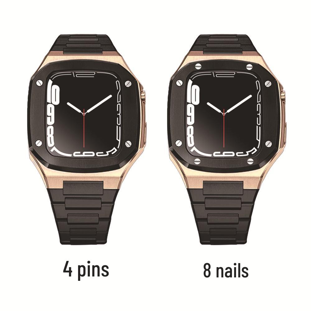 Совместимый набор модификаций Audemars Piguet для корпуса Apple Watch S9 с защитой для iWatch S7/8/9 41/44/45 мм