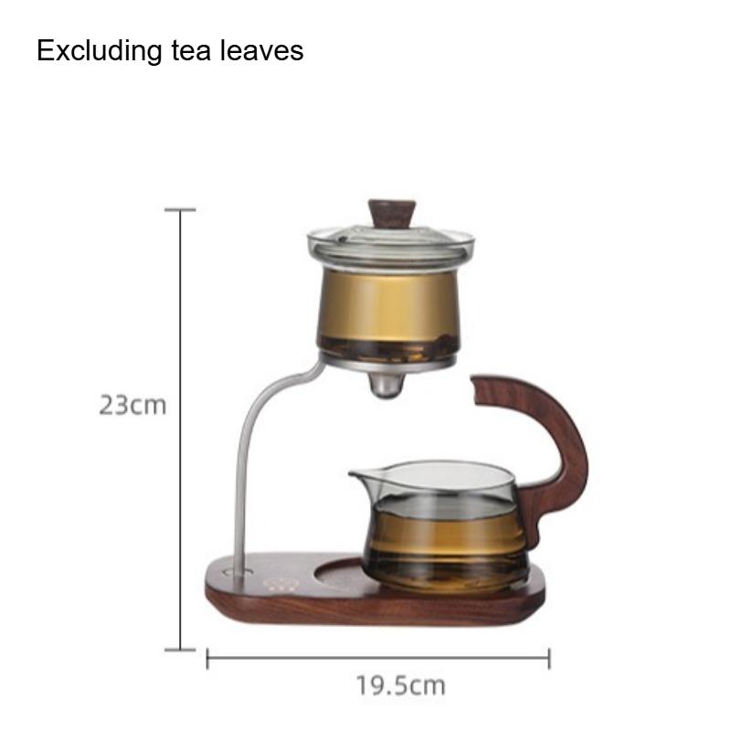 Ленивый стеклянный чайник Автоматическая плавающая чашка Чайный набор Фильтр Набор с магнитной присоской Принадлежности для дома и офиса