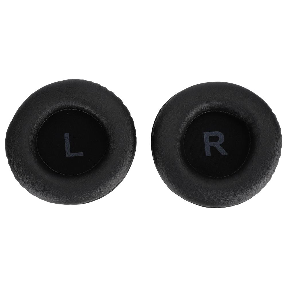 Universal Earphone Ear Pads Cotton Cushion With LR Mark Black for 85mm Headphones