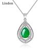 Женское ожерелье Lindon, кулон из медного сплава, циркон, модный подарок