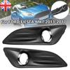 2PCS Front Bumper Fog Light Lamp Cover Grille Trim For FORD Fiesta MK7 2013-2017