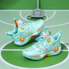Children's Basketball Shoes Boys' Rotating Button Sports Shoes Boys' Non-slip Practical Shoes Children's Shoes